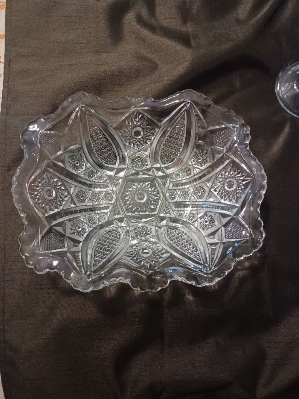 1920s Vintage EAPG Rectangle Bowl